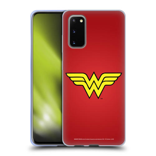 Wonder Woman DC Comics Logos Classic Soft Gel Case for Samsung Galaxy S20 / S20 5G