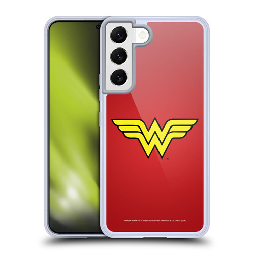 Wonder Woman DC Comics Logos Classic Soft Gel Case for Samsung Galaxy S22 5G