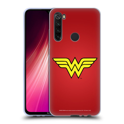 Wonder Woman DC Comics Logos Classic Soft Gel Case for Xiaomi Redmi Note 8T