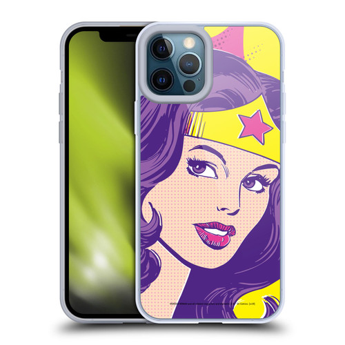 Wonder Woman DC Comics Vintage Art Pop Art Soft Gel Case for Apple iPhone 12 Pro Max