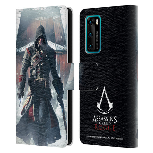 Assassin's Creed Rogue Key Art Shay Cormac Ship Leather Book Wallet Case Cover For Huawei P40 5G