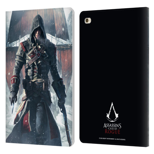 Assassin's Creed Rogue Key Art Shay Cormac Ship Leather Book Wallet Case Cover For Apple iPad mini 4