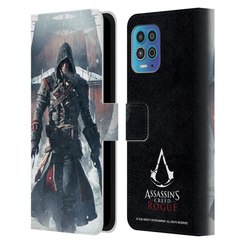 Assassin's Creed Rogue Key Art Shay Cormac Ship Leather Book Wallet Case Cover For Motorola Moto G100