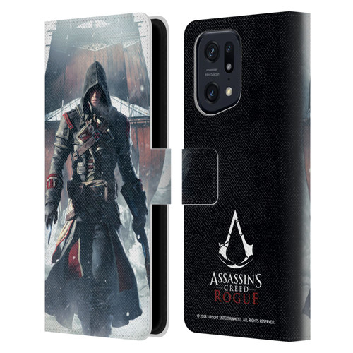 Assassin's Creed Rogue Key Art Shay Cormac Ship Leather Book Wallet Case Cover For OPPO Find X5 Pro