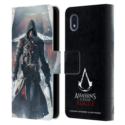 Assassin's Creed Rogue Key Art Shay Cormac Ship Leather Book Wallet Case Cover For Samsung Galaxy A01 Core (2020)