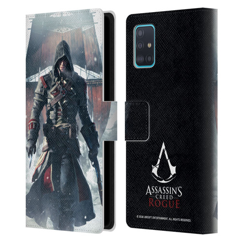 Assassin's Creed Rogue Key Art Shay Cormac Ship Leather Book Wallet Case Cover For Samsung Galaxy A51 (2019)