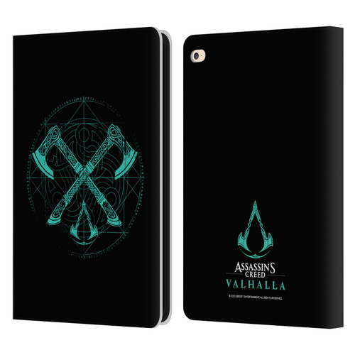 Assassin's Creed Valhalla Compositions Dual Axes Leather Book Wallet Case Cover For Apple iPad Air 2 (2014)