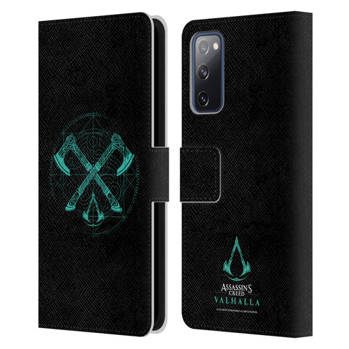 Assassin's Creed Valhalla Compositions Dual Axes Leather Book Wallet Case Cover For Samsung Galaxy S20 FE / 5G