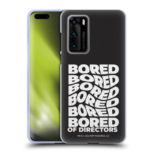 Bored of Directors Graphics Bored Soft Gel Case for Huawei P40 5G