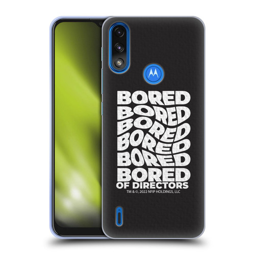 Bored of Directors Graphics Bored Soft Gel Case for Motorola Moto E7 Power / Moto E7i Power