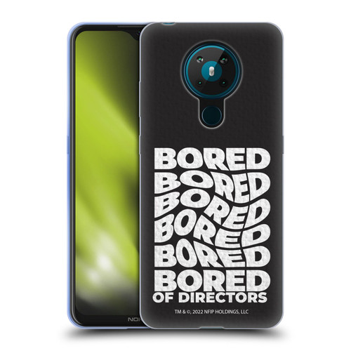 Bored of Directors Graphics Bored Soft Gel Case for Nokia 5.3