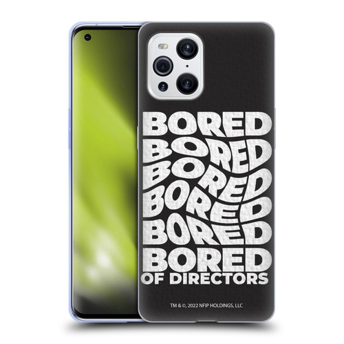 Bored of Directors Graphics Bored Soft Gel Case for OPPO Find X3 / Pro