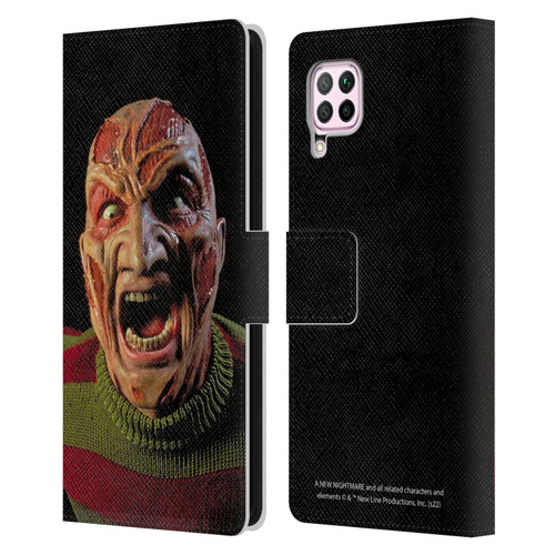 A Nightmare On Elm Street: New Nightmare Graphics Freddy Leather Book Wallet Case Cover For Huawei Nova 6 SE / P40 Lite