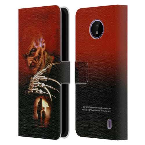 A Nightmare On Elm Street: New Nightmare Graphics Poster Leather Book Wallet Case Cover For Nokia C10 / C20