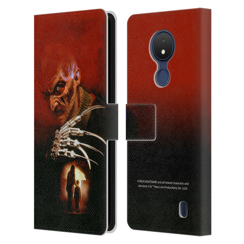 A Nightmare On Elm Street: New Nightmare Graphics Poster Leather Book Wallet Case Cover For Nokia C21