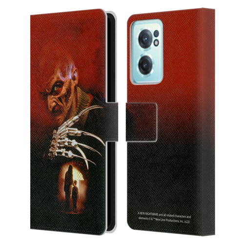 A Nightmare On Elm Street: New Nightmare Graphics Poster Leather Book Wallet Case Cover For OnePlus Nord CE 2 5G