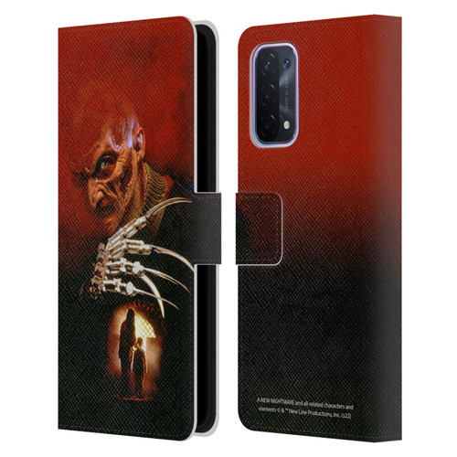 A Nightmare On Elm Street: New Nightmare Graphics Poster Leather Book Wallet Case Cover For OPPO A54 5G