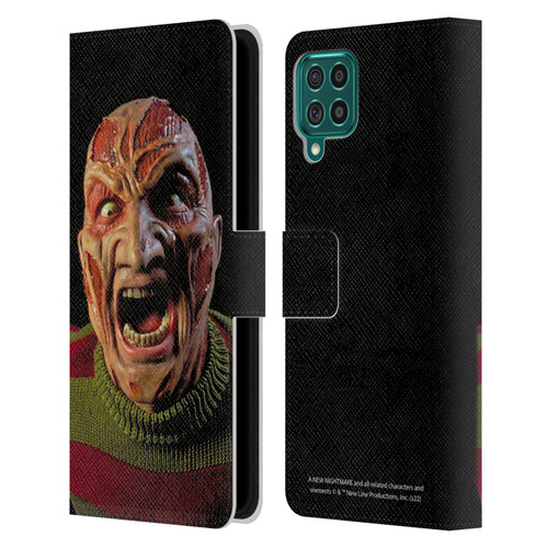 A Nightmare On Elm Street: New Nightmare Graphics Freddy Leather Book Wallet Case Cover For Samsung Galaxy F62 (2021)