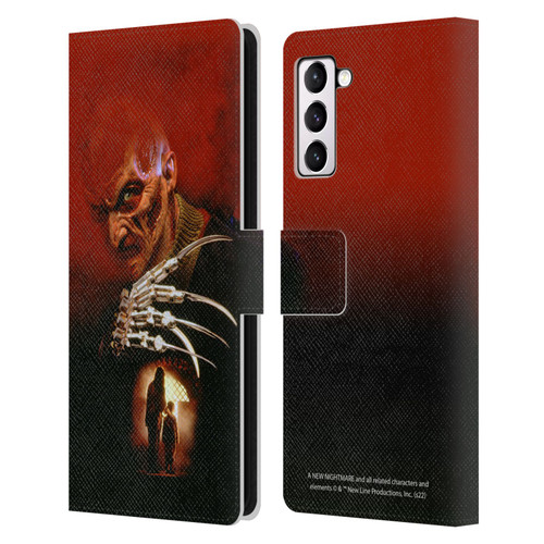 A Nightmare On Elm Street: New Nightmare Graphics Poster Leather Book Wallet Case Cover For Samsung Galaxy S21+ 5G