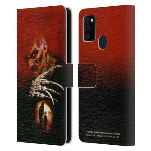 A Nightmare On Elm Street: New Nightmare Graphics Poster Leather Book Wallet Case Cover For Samsung Galaxy M30s (2019)/M21 (2020)