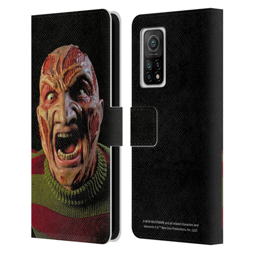 A Nightmare On Elm Street: New Nightmare Graphics Freddy Leather Book Wallet Case Cover For Xiaomi Mi 10T 5G