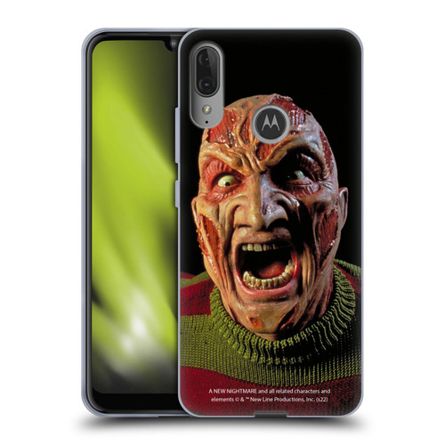 A Nightmare On Elm Street: New Nightmare Graphics Freddy Soft Gel Case for Motorola Moto E6 Plus