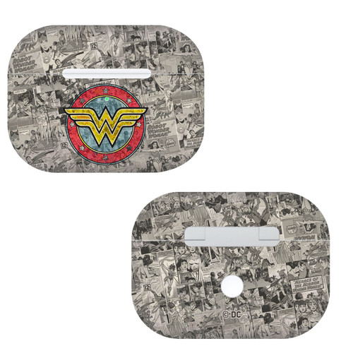 Wonder Woman DC Comics Assorted Comics Logo Vinyl Sticker Skin Decal Cover for Apple AirPods Pro Charging Case
