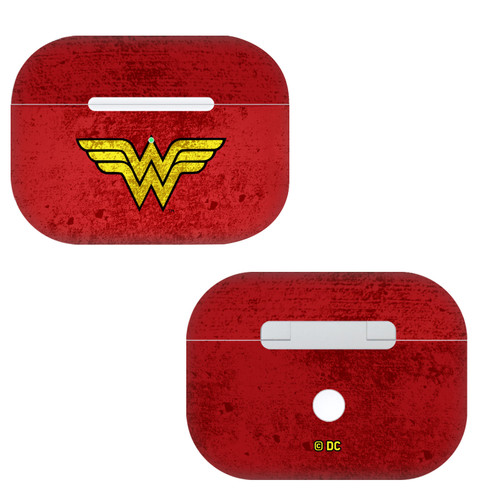 Wonder Woman DC Comics Assorted Distressed Vinyl Sticker Skin Decal Cover for Apple AirPods Pro Charging Case