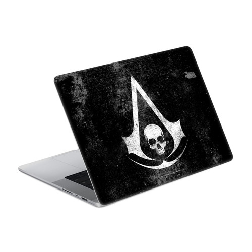 Assassin's Creed Black Flag Logos Grunge Vinyl Sticker Skin Decal Cover for Apple MacBook Pro 14" A2442