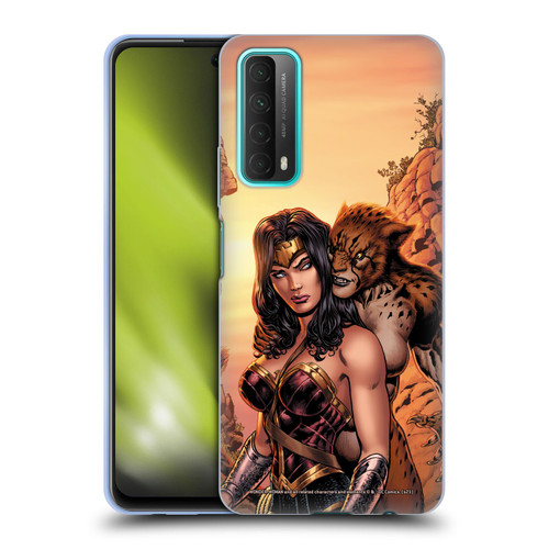 Wonder Woman DC Comics Comic Book Cover Rebirth #3 Cheetah Soft Gel Case for Huawei P Smart (2021)