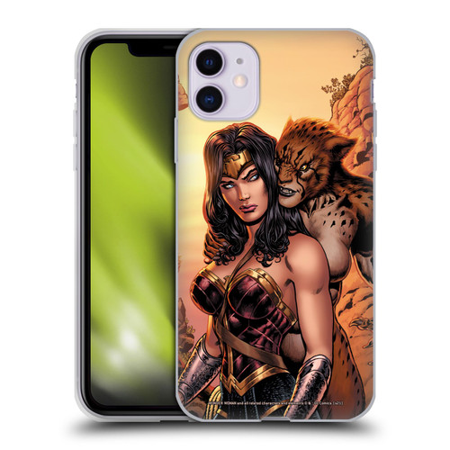 Wonder Woman DC Comics Comic Book Cover Rebirth #3 Cheetah Soft Gel Case for Apple iPhone 11