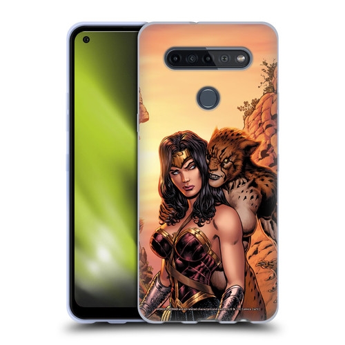 Wonder Woman DC Comics Comic Book Cover Rebirth #3 Cheetah Soft Gel Case for LG K51S