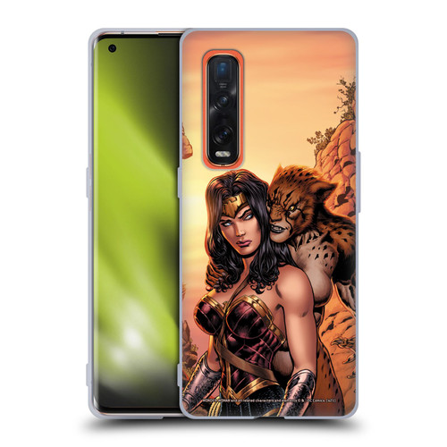 Wonder Woman DC Comics Comic Book Cover Rebirth #3 Cheetah Soft Gel Case for OPPO Find X2 Pro 5G