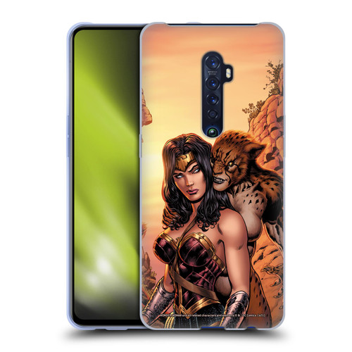 Wonder Woman DC Comics Comic Book Cover Rebirth #3 Cheetah Soft Gel Case for OPPO Reno 2