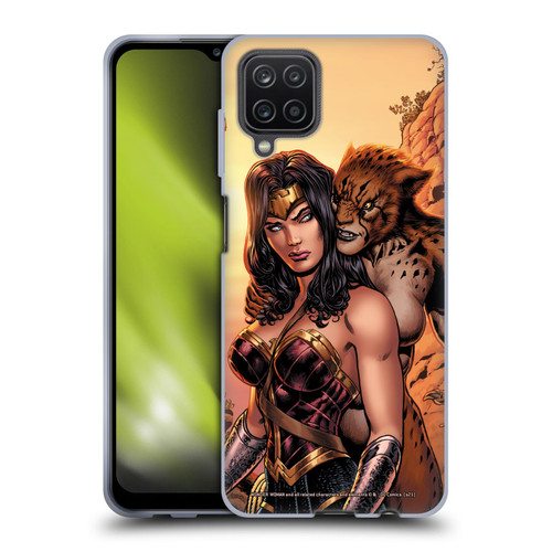 Wonder Woman DC Comics Comic Book Cover Rebirth #3 Cheetah Soft Gel Case for Samsung Galaxy A12 (2020)