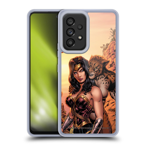 Wonder Woman DC Comics Comic Book Cover Rebirth #3 Cheetah Soft Gel Case for Samsung Galaxy A53 5G (2022)