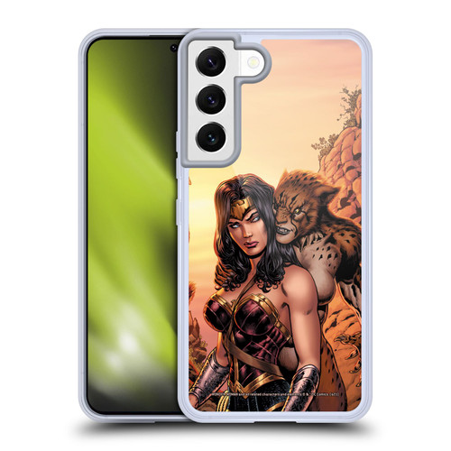 Wonder Woman DC Comics Comic Book Cover Rebirth #3 Cheetah Soft Gel Case for Samsung Galaxy S22 5G