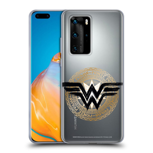 Wonder Woman DC Comics Graphic Arts Shield 2 Soft Gel Case for Huawei P40 Pro / P40 Pro Plus 5G
