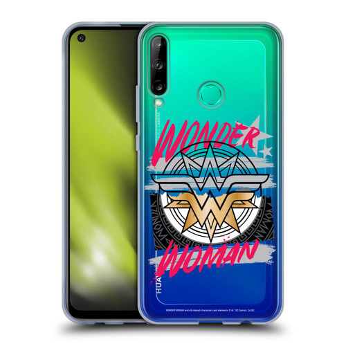 Wonder Woman DC Comics Graphic Arts Shield Soft Gel Case for Huawei P40 lite E
