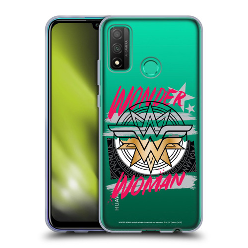 Wonder Woman DC Comics Graphic Arts Shield Soft Gel Case for Huawei P Smart (2020)