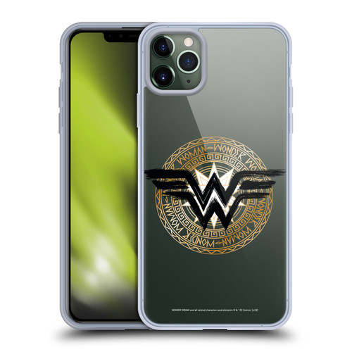 Wonder Woman DC Comics Graphic Arts Shield 2 Soft Gel Case for Apple iPhone 11 Pro Max
