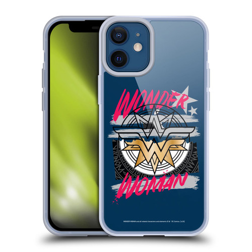 Wonder Woman DC Comics Graphic Arts Shield Soft Gel Case for Apple iPhone 12 Mini