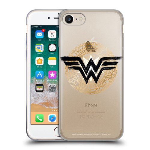 Wonder Woman DC Comics Graphic Arts Shield 2 Soft Gel Case for Apple iPhone 7 / 8 / SE 2020 & 2022