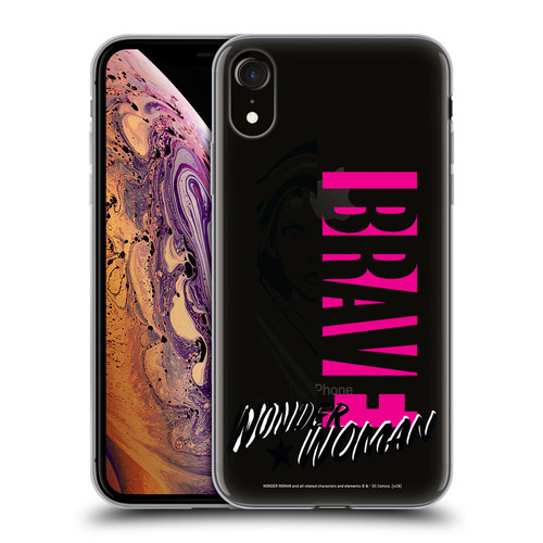 Wonder Woman DC Comics Graphic Arts Brave 2 Soft Gel Case for Apple iPhone XR