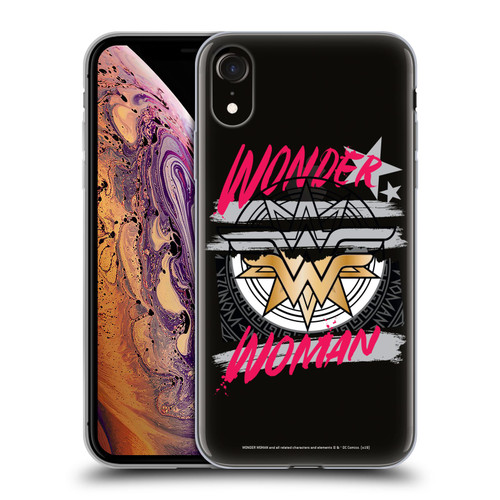 Wonder Woman DC Comics Graphic Arts Shield Soft Gel Case for Apple iPhone XR