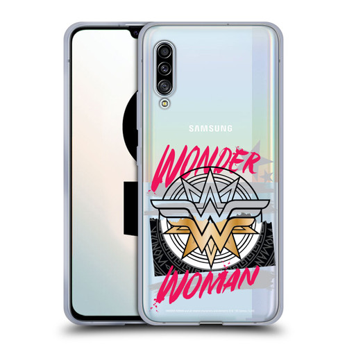 Wonder Woman DC Comics Graphic Arts Shield Soft Gel Case for Samsung Galaxy A90 5G (2019)
