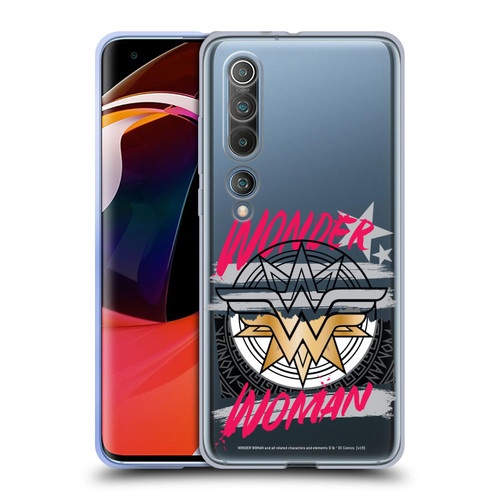 Wonder Woman DC Comics Graphic Arts Shield Soft Gel Case for Xiaomi Mi 10 5G / Mi 10 Pro 5G