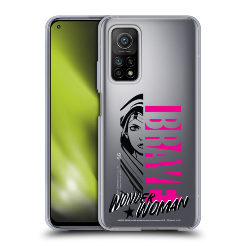 Wonder Woman DC Comics Graphic Arts Brave 2 Soft Gel Case for Xiaomi Mi 10T 5G