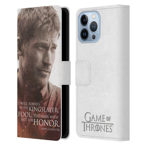 HBO Game of Thrones Character Portraits Jaime Lannister Leather Book Wallet Case Cover For Apple iPhone 13 Pro Max