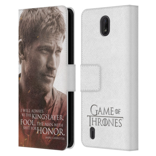 HBO Game of Thrones Character Portraits Jaime Lannister Leather Book Wallet Case Cover For Nokia C01 Plus/C1 2nd Edition